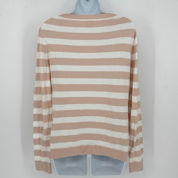 J.Crew Preppy Dachshund Dog Pattern in Shorts Striped Sweater - Picture 5 of 5